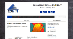 Desktop Screenshot of esu11.org