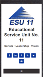 Mobile Screenshot of esu11.org