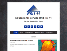 Tablet Screenshot of esu11.org